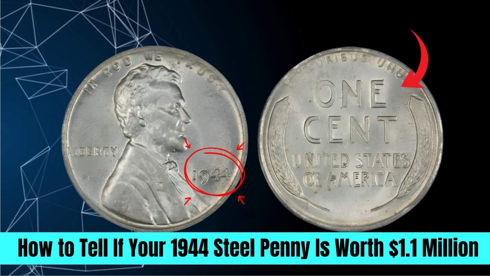 How to Tell If Your 1944 Steel Penny Is Worth $1.1 Million