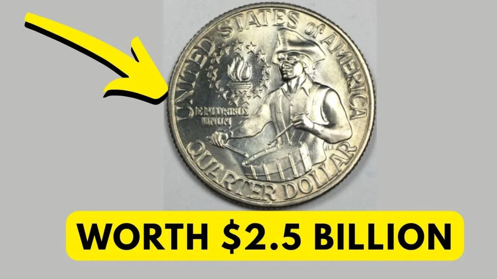 Rare Bicentennial Quarter Valued at $2.5 Billion